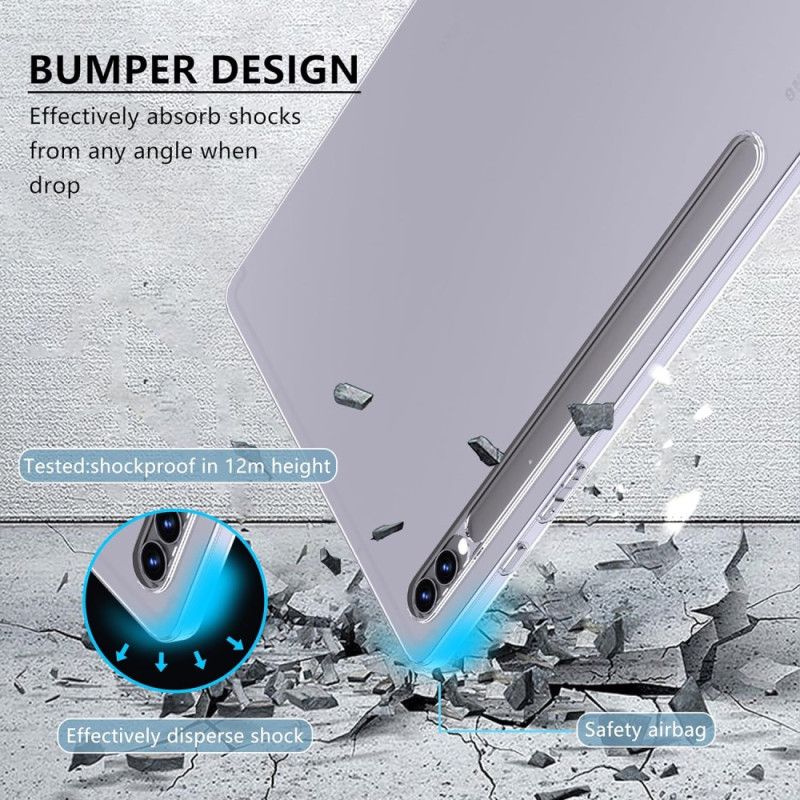 Hülle Samsung Galaxy Tab S10 Plus Transparentes Gehäuse