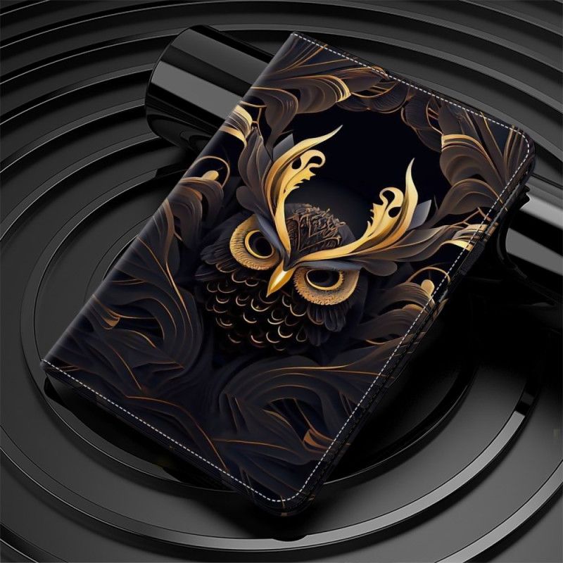 Lederhüllen Für Samsung Galaxy Tab S10 Plus Goldene Eule