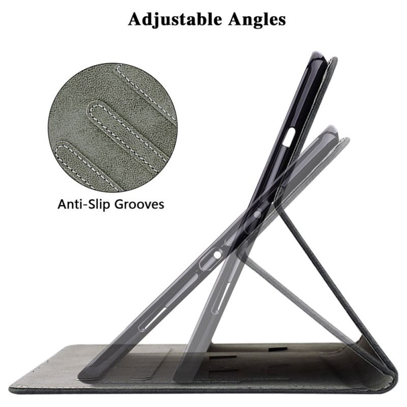 Lederhüllen Für Samsung Galaxy Tab S10 Plus Kleiner Tiger In Wildlederoptik