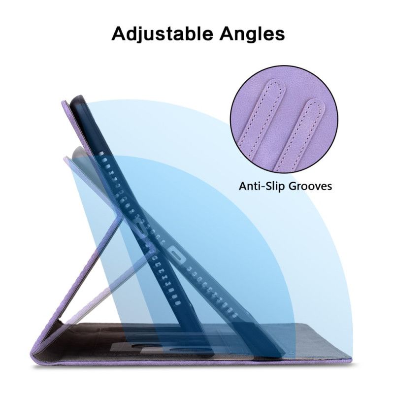 Lederhüllen Samsung Galaxy Tab S10 Plus Handyhülle Lilie