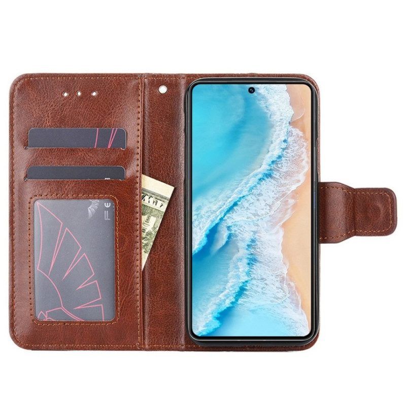 Flip Case Für Vivo X80 Pro Vintage-lederstil