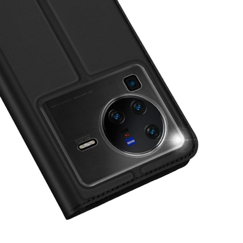 Schutzhülle Für Vivo X80 Pro Flip Case Skin-pro-serie Dux Ducis