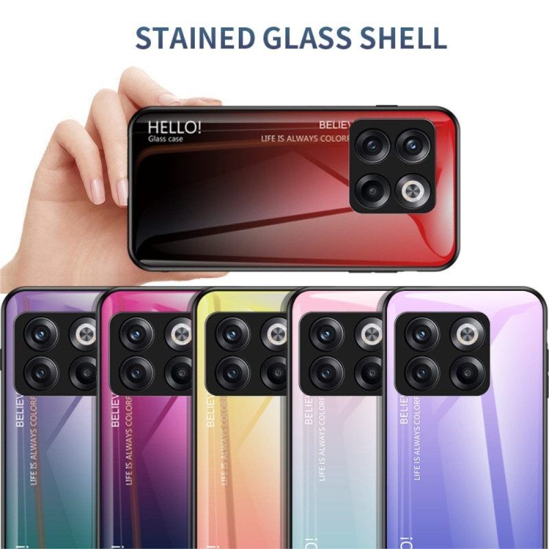 Hülle Für OnePlus 10T 5G Gehärtetes Glas Hallo