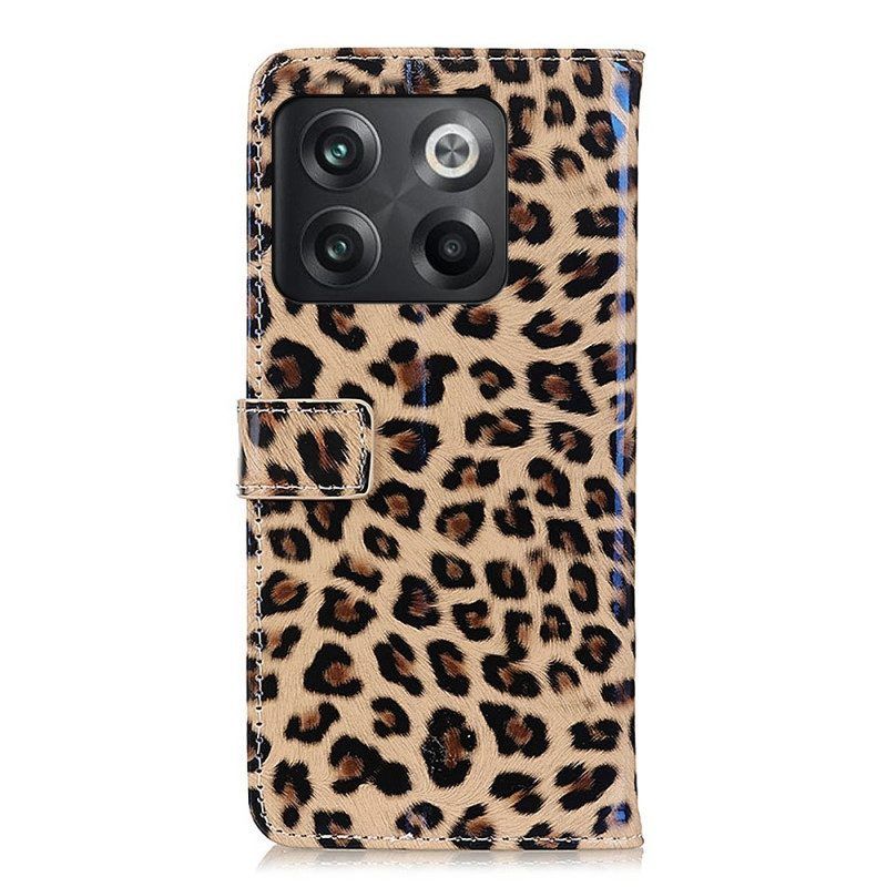 Lederhüllen Für OnePlus 10T 5G Leopardenhaut-effekt