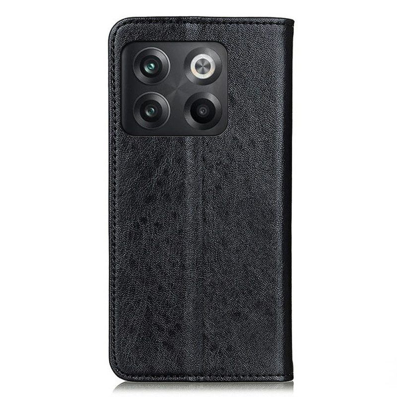 Schutzhülle Für OnePlus 10T 5G Flip Case Strukturiertes Kunstleder