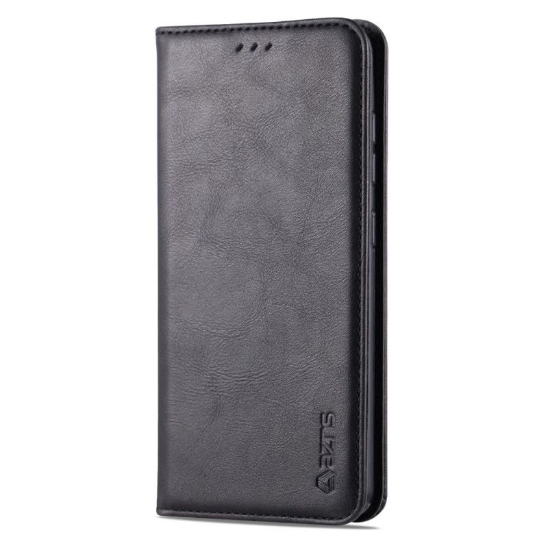 Flip Case Für Samsung Galaxy A31 Schwarz Retro-Azns