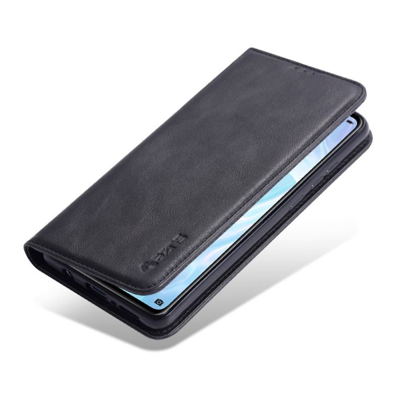 Flip Case Für Samsung Galaxy A31 Schwarz Retro-Azns