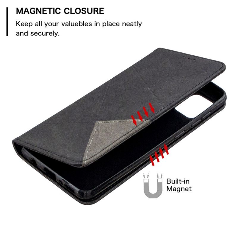 Flip Case Samsung Galaxy A31 Schwarz Künstlerstil