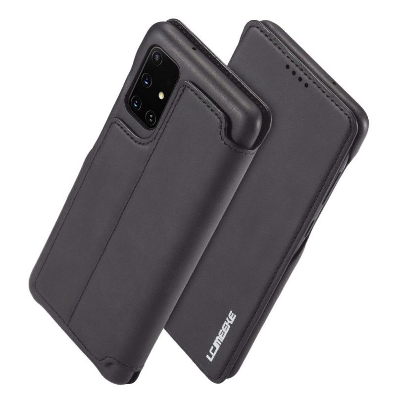 Flip Case Samsung Galaxy A31 Schwarz Lc.Imeeke Ledereffekt