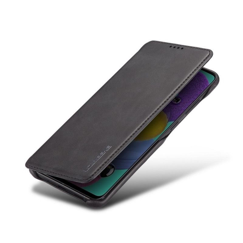 Flip Case Samsung Galaxy A31 Schwarz Lc.Imeeke Ledereffekt