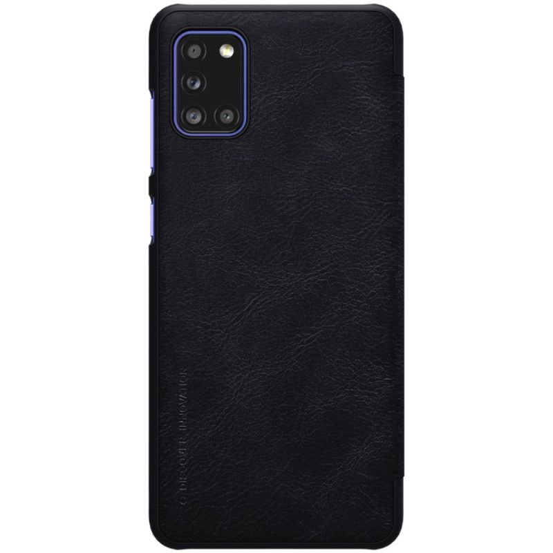 Flip Case Samsung Galaxy A31 Schwarz Nillkin-Qin-Serie