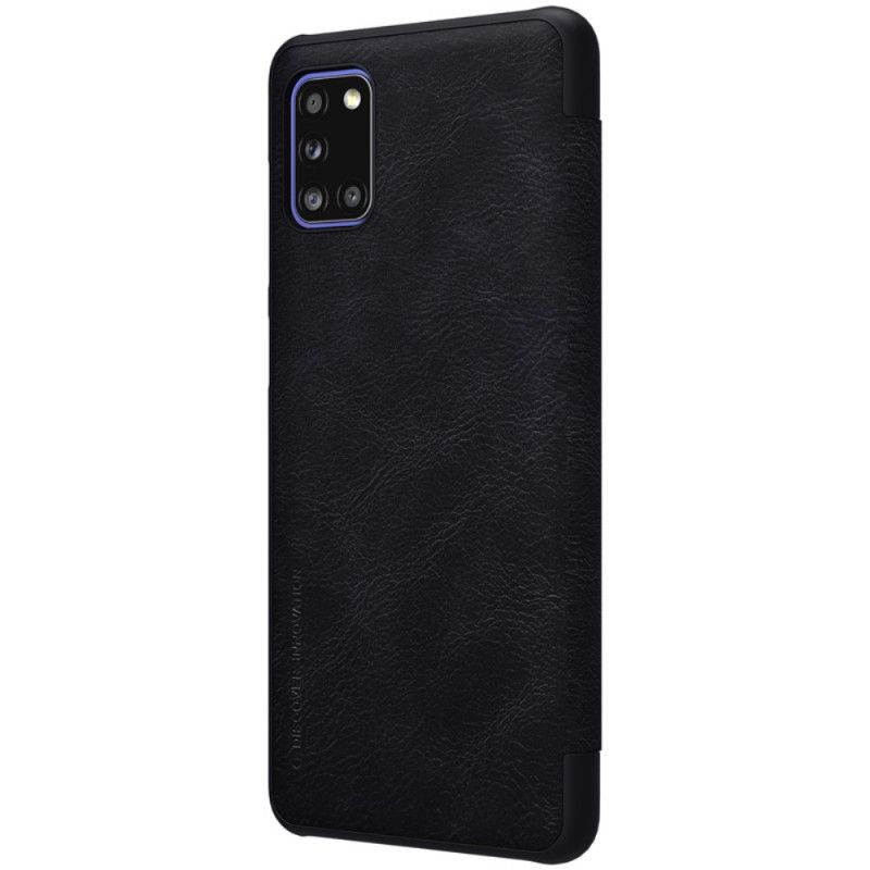 Flip Case Samsung Galaxy A31 Schwarz Nillkin-Qin-Serie