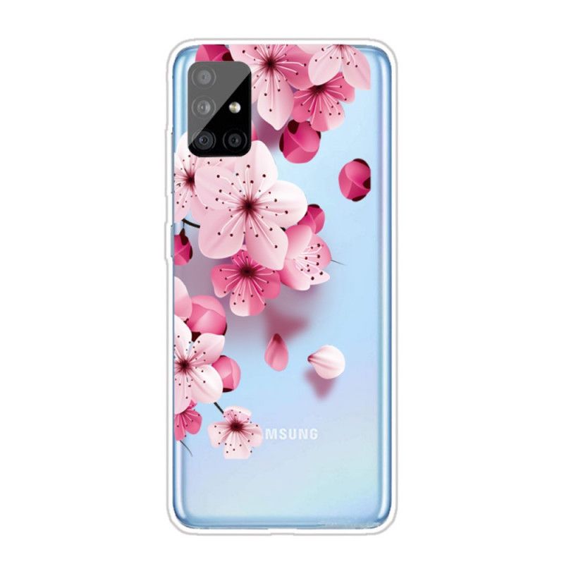 Hülle Für Samsung Galaxy A31 Kleine Rosa Blüten