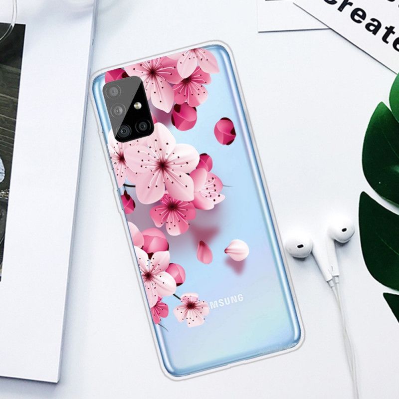 Hülle Für Samsung Galaxy A31 Kleine Rosa Blüten