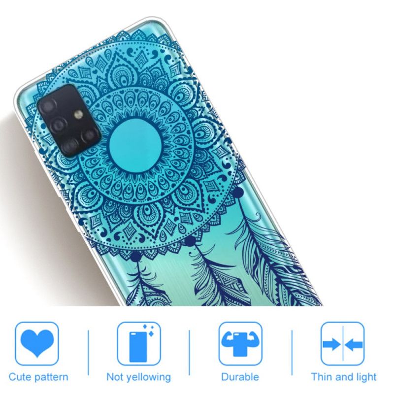 Hülle Samsung Galaxy A31 Einzigartiges Blumenmandala