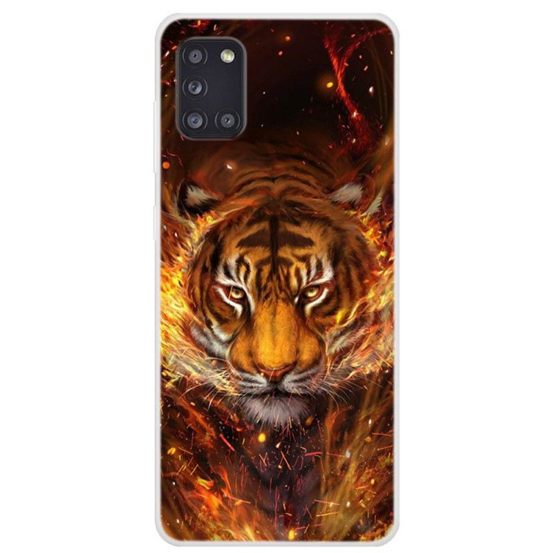 Hülle Samsung Galaxy A31 Feuertiger