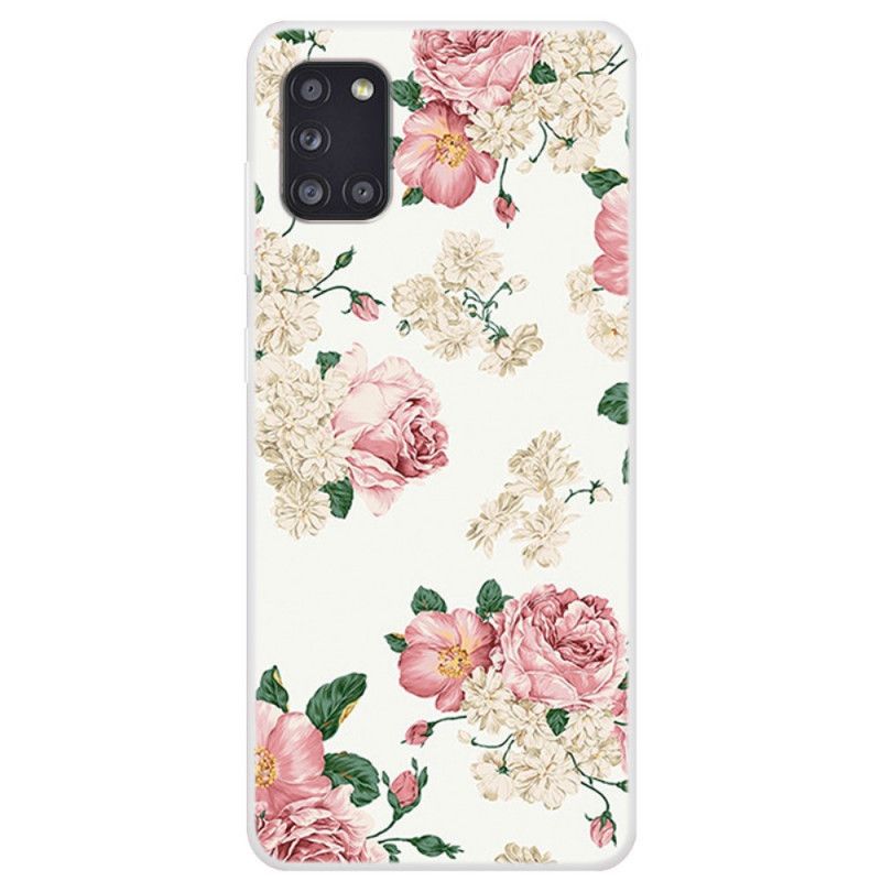 Hülle Samsung Galaxy A31 Freiheitsblumen