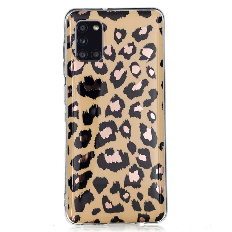 Hülle Samsung Galaxy A31 Handyhülle Marmor Im Leopardenstil
