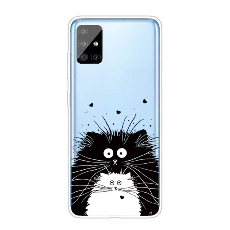 Hülle Samsung Galaxy A31 Handyhülle Pass Auf Die Katzen Auf