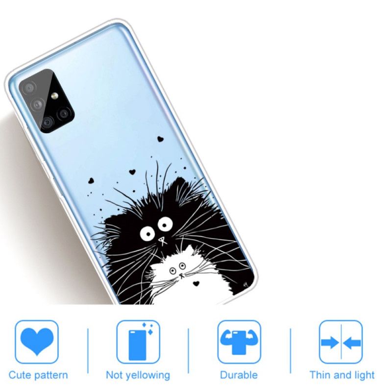 Hülle Samsung Galaxy A31 Handyhülle Pass Auf Die Katzen Auf