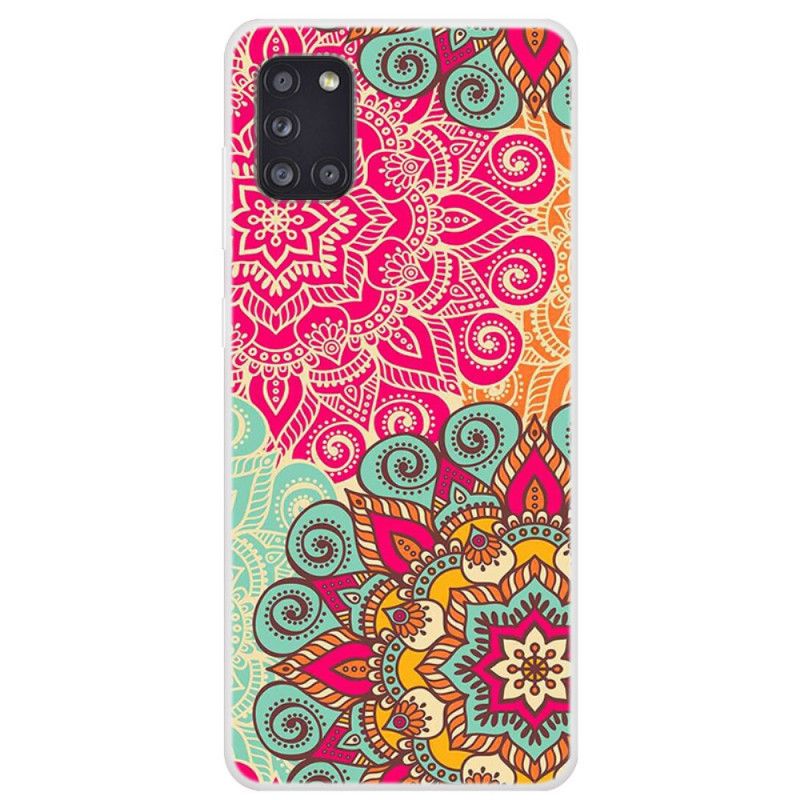 Hülle Samsung Galaxy A31 Magenta Mandala-Trend