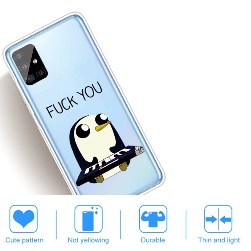 Hülle Samsung Galaxy A31 Pinguin Fick Dich