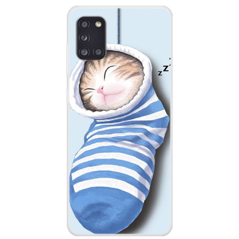 Hülle Samsung Galaxy A31 Schlafendes Kätzchen