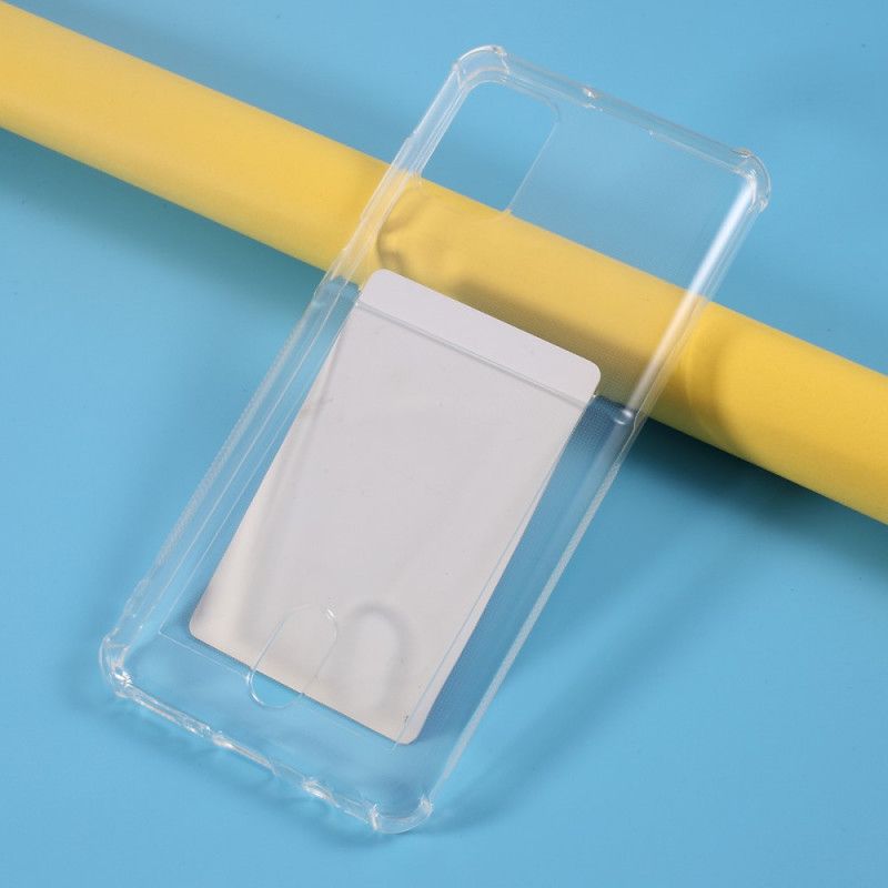 Hülle Samsung Galaxy A31 Transparenter Kartenhalter