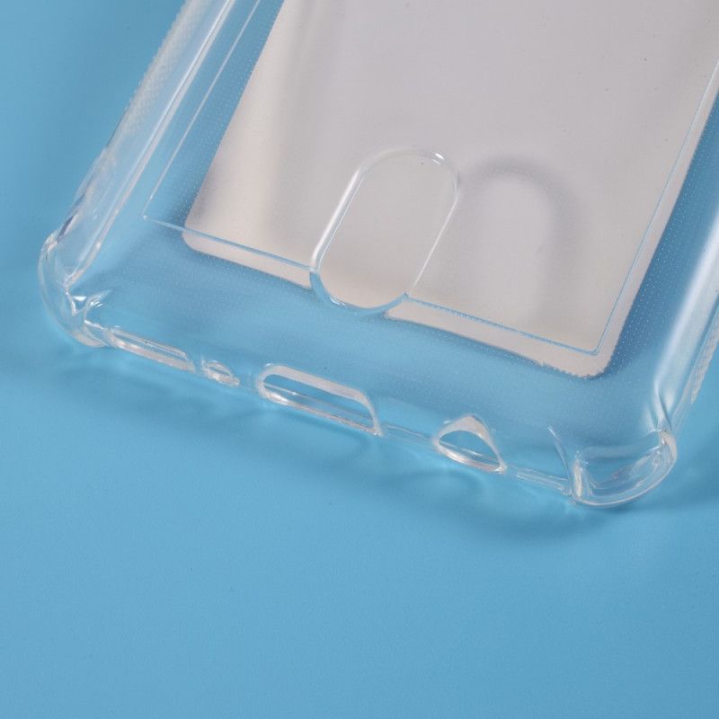 Hülle Samsung Galaxy A31 Transparenter Kartenhalter