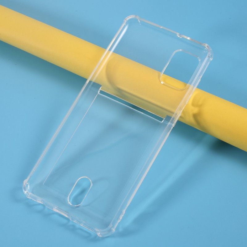 Hülle Samsung Galaxy A31 Transparenter Kartenhalter