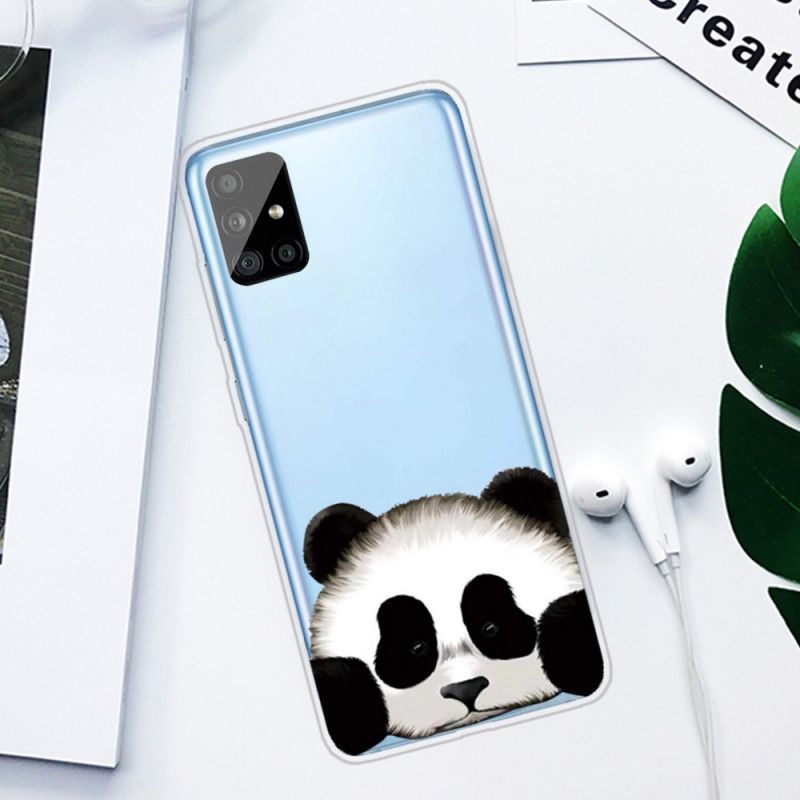Hülle Samsung Galaxy A31 Transparenter Panda