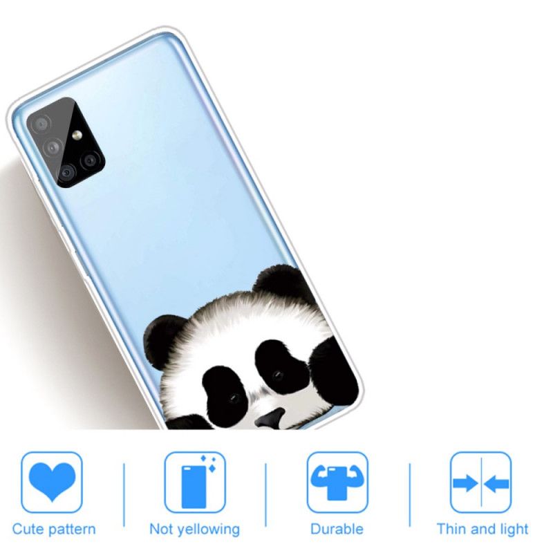 Hülle Samsung Galaxy A31 Transparenter Panda