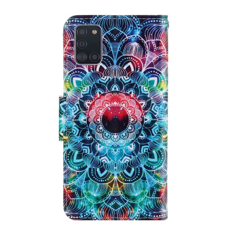 Lederhüllen Für Samsung Galaxy A31 Auffälliges Mandala Mit Tanga