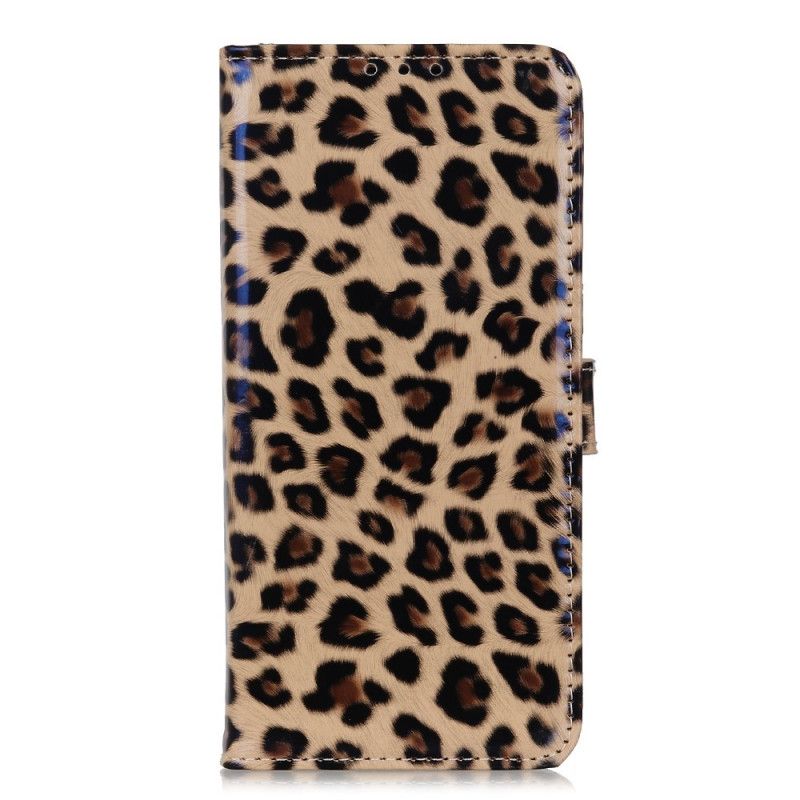 Lederhüllen Samsung Galaxy A31 Handyhülle Leopard