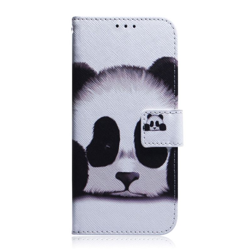 Lederhüllen Samsung Galaxy A31 Pandagesicht