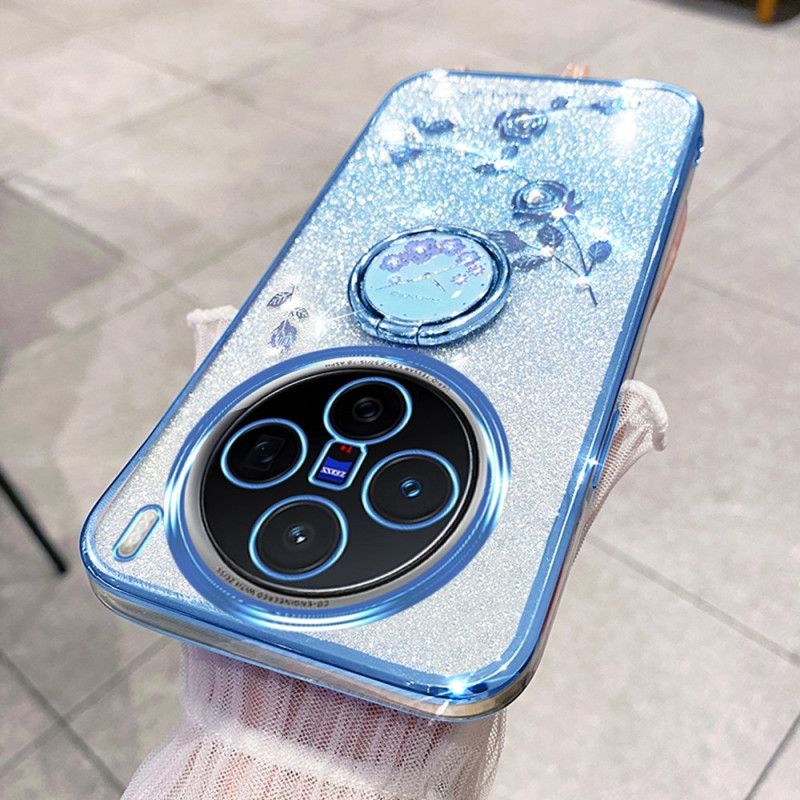 Hülle Vivo X200 Glitzernder Blumenständer