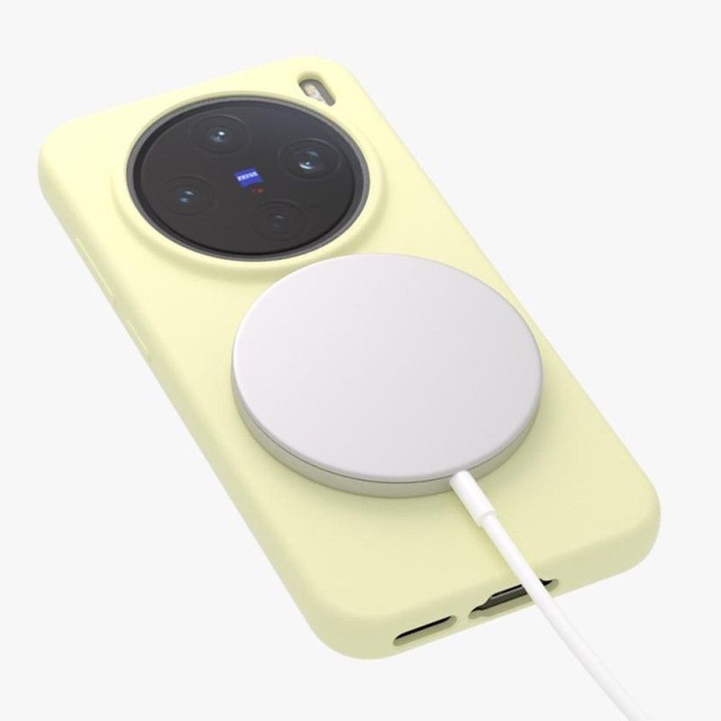 Hülle Vivo X200 Handyhülle Magsafe Flüssigsilikon