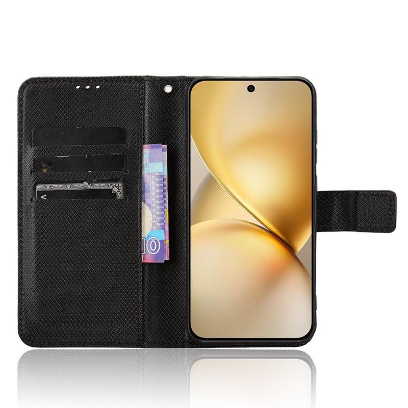 Lederhüllen Vivo X200 Diamantstruktur