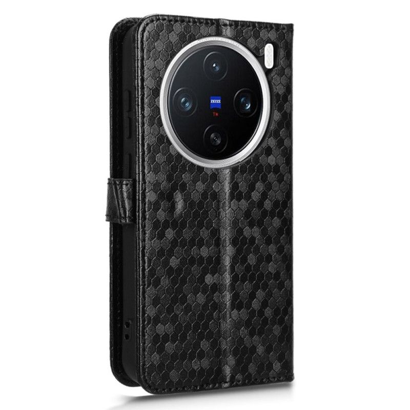 Lederhüllen Vivo X200 Glitzernde Punkte