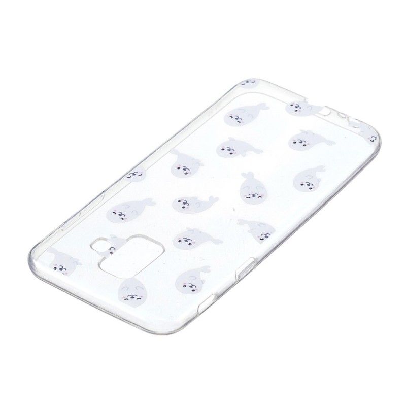 Hülle Für Samsung Galaxy A6 Transparente Lustige Seelöwen