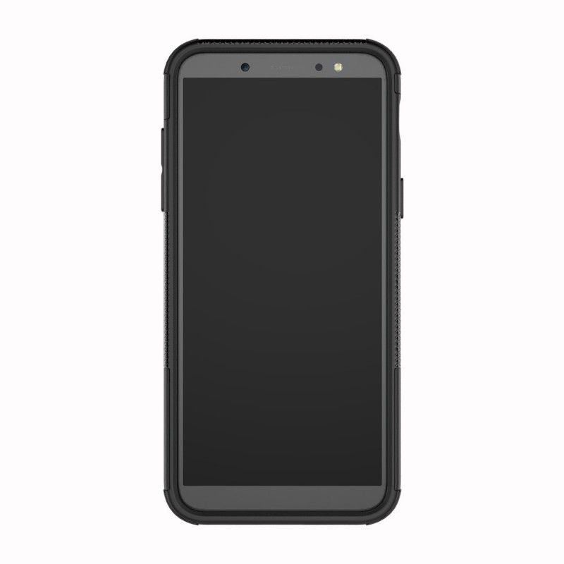 Hülle Samsung Galaxy A6 Schwarz Handyhülle Extrem Widerstandsfähig Plus