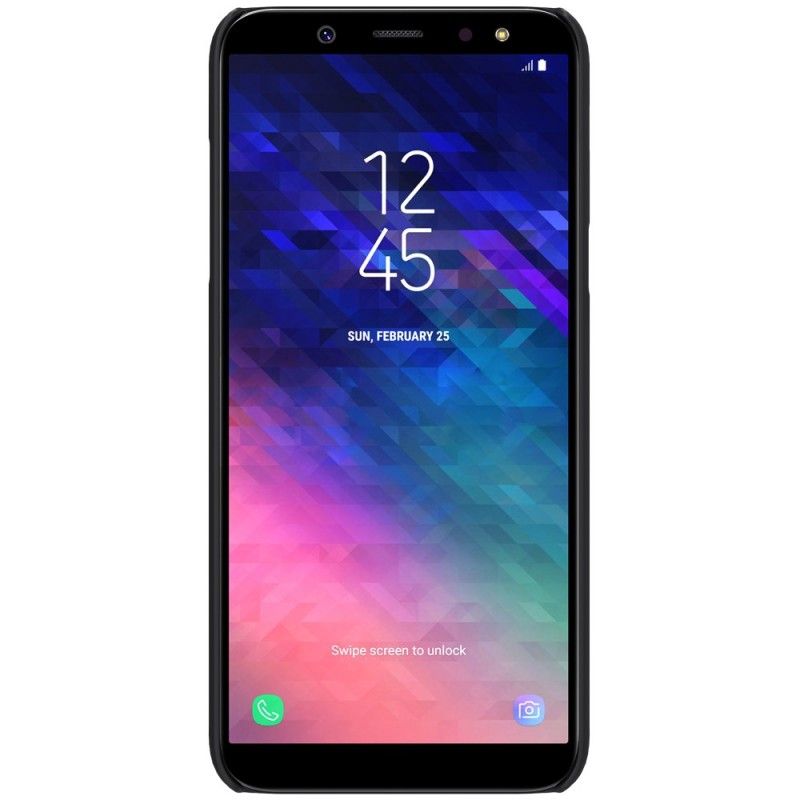 Hülle Samsung Galaxy A6 Weiß Starrer Gefrosteter Nillkin