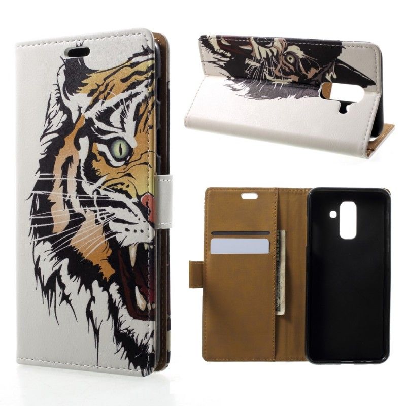 Lederhüllen Für Samsung Galaxy A6 Wilder Tiger