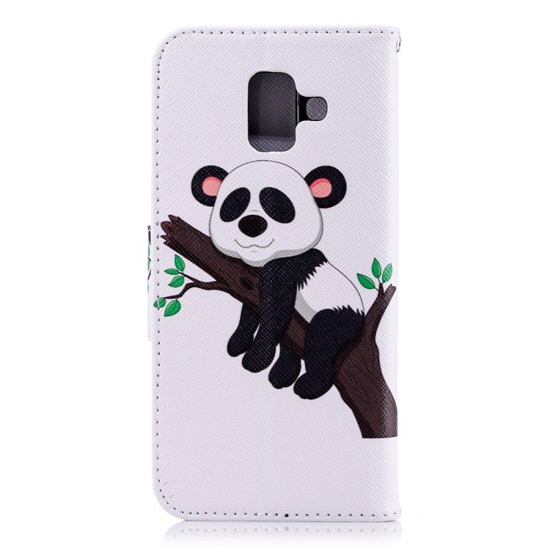 Lederhüllen Samsung Galaxy A6 Fauler Panda