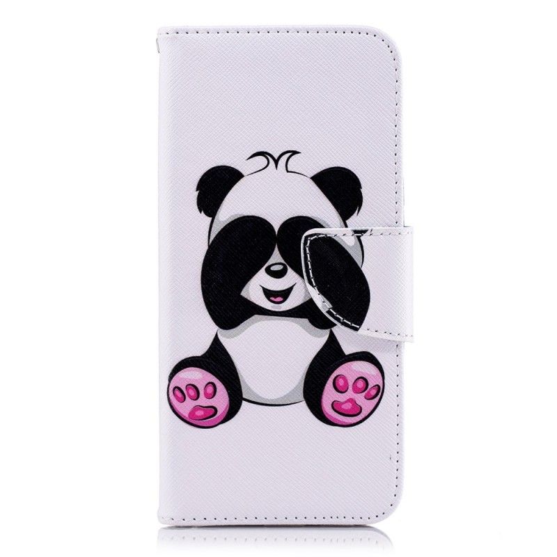 Lederhüllen Samsung Galaxy A6 Lustiger Panda