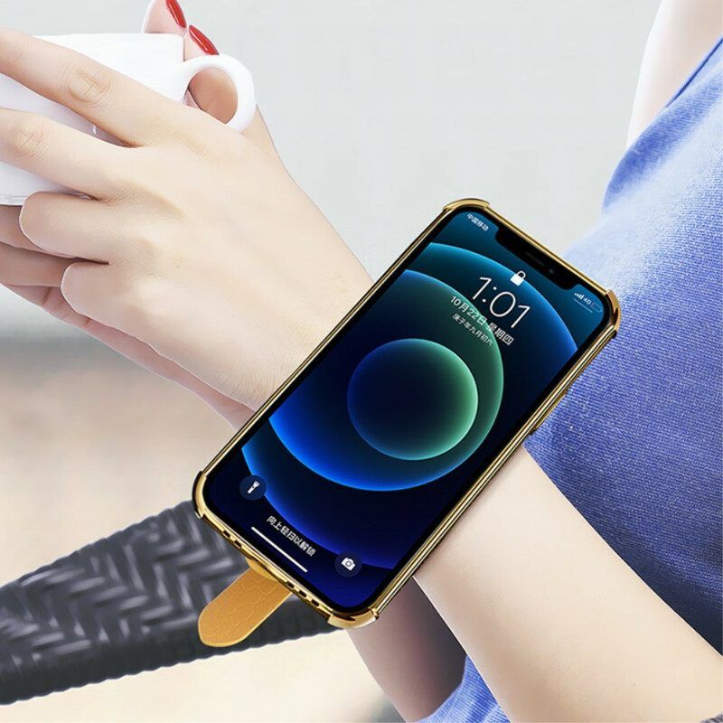 Hülle Für Oppo Find X3 Pro Kroko-armband