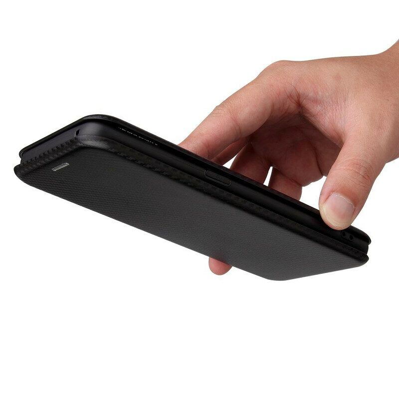 Schutzhülle Für Oppo Find X3 Pro Flip Case Farbiges Carbon-silikon