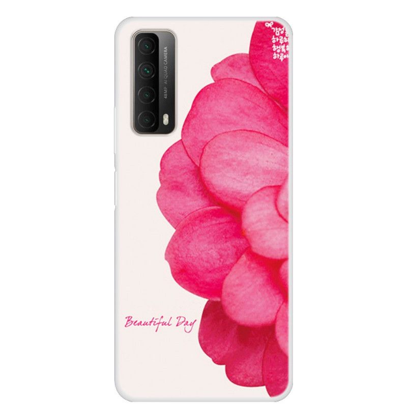 Hülle Für Huawei P Smart 2021 Magenta Mandala-Trend