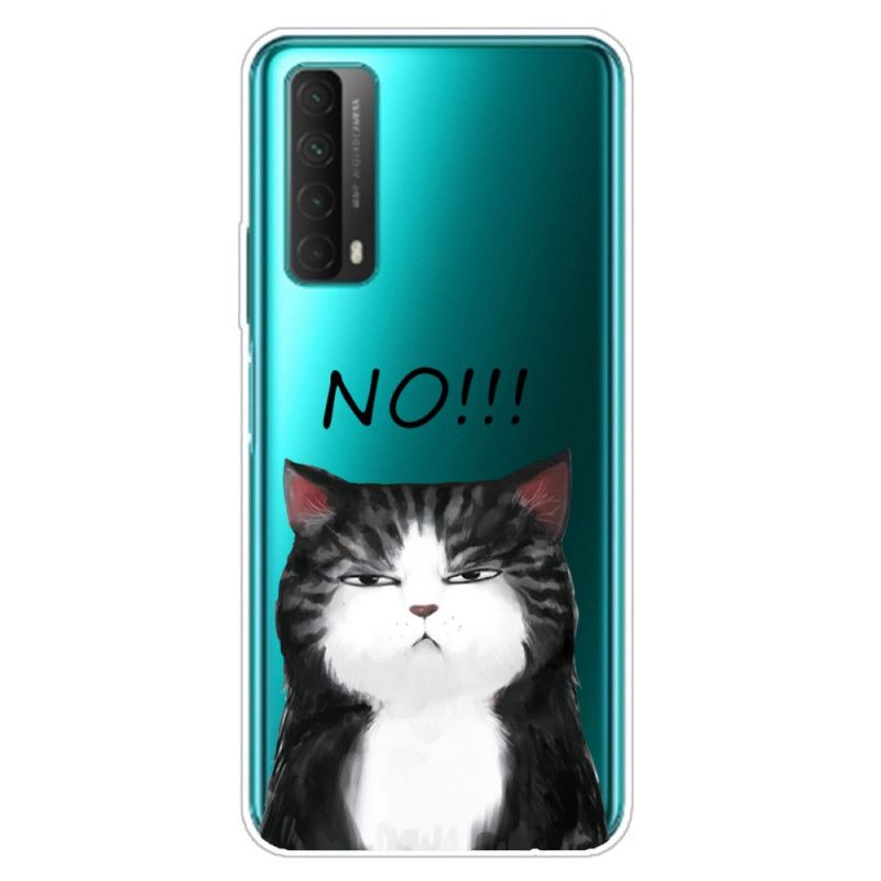 Hülle Huawei P Smart 2021 Die Katze. Die Nein Sagt