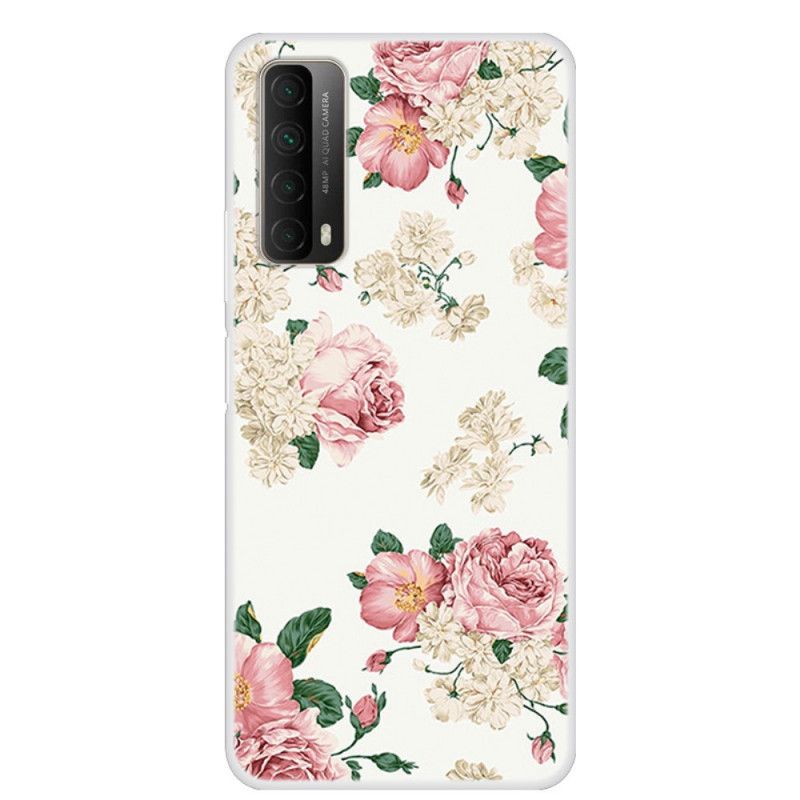 Hülle Huawei P Smart 2021 Freiheitsblumen